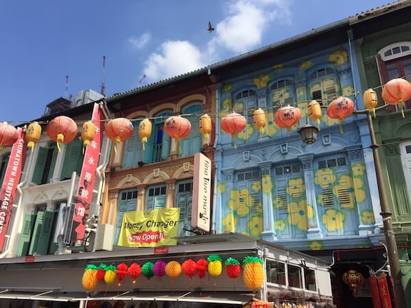 Singapore Attractions: Chinatown's colourful shophouses