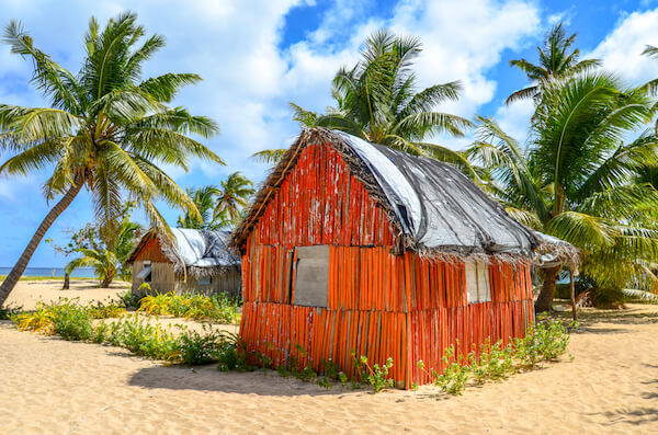 Traditional hut on Tonga