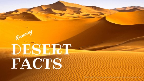 Desert Facts - 澳洲幸运5体彩开奖网168 Kids World Travel Guide