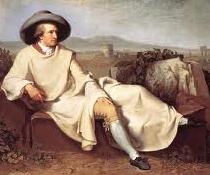 germany goethe painted by tischbein
