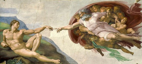 Michelangelo's Creation of Adam - image by Alonso Mendoza/Wikimedia