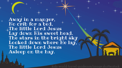 Christmas Poems for Kids: Away in a Manger